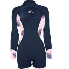 Женский Гидрокостюм Sola Ignite 3/2 Мм Springsuit - Pink Leaf A1725